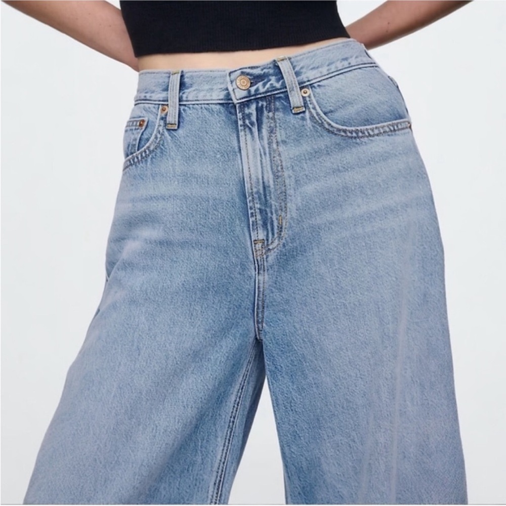 NWT Gap High Rise UltraSoft Horseshoe Jeans Medium Indigo - 575504🩷 - Picture 8 of 8